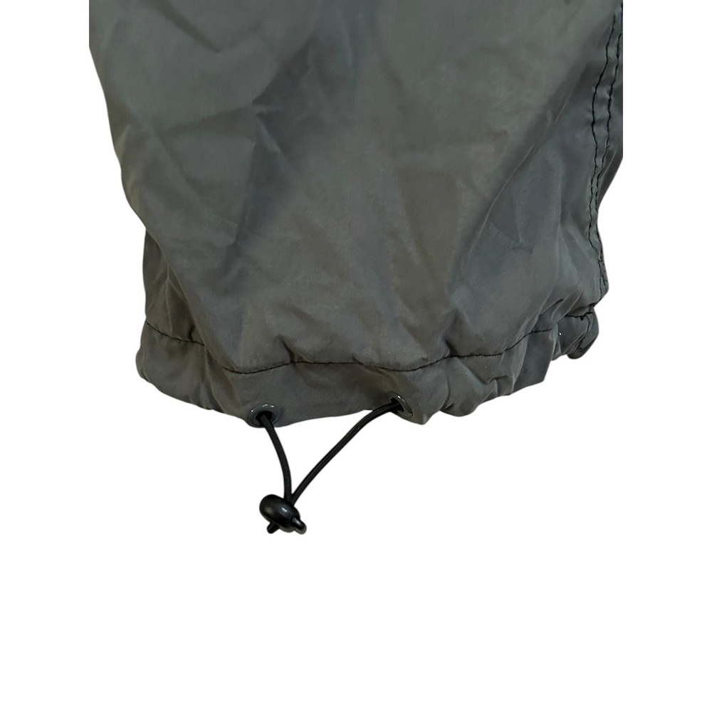 Old Navy Mens Y2K Blokecore Medium Gray Cargo Track Pants Drawstring Pockets - Picture 6 of 10
